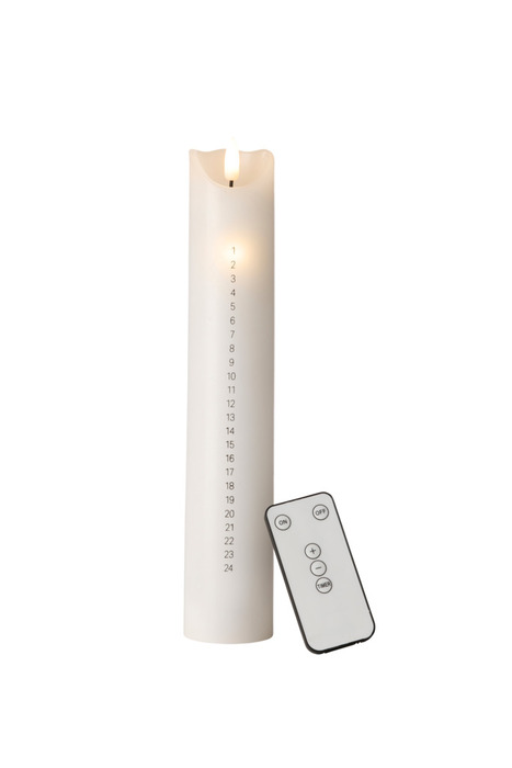 LED-kalenderlys med timer 27,5 cm